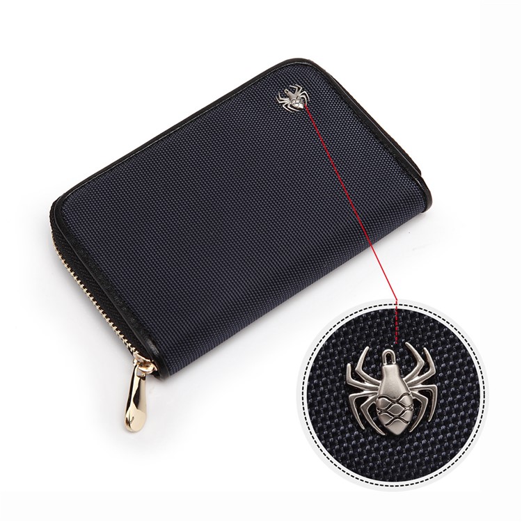 KOROVO RFID Signal Shielding Pouch Anti-degaussing Wallet Case (D6801) - Navy Blue-13