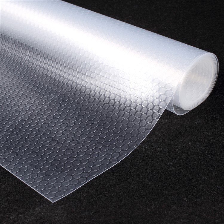 3Rolls/Lot DIY Multipurpose Waterproof Spots Texture EVA Pad Antibacterial Anti-slip Drawer Mat - Transparent-3