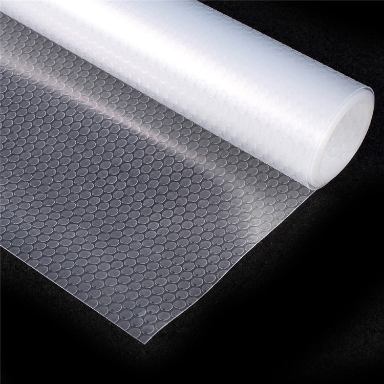 3Rolls/Lot DIY Multipurpose Waterproof Spots Texture EVA Pad Antibacterial Anti-slip Drawer Mat - Transparent-4