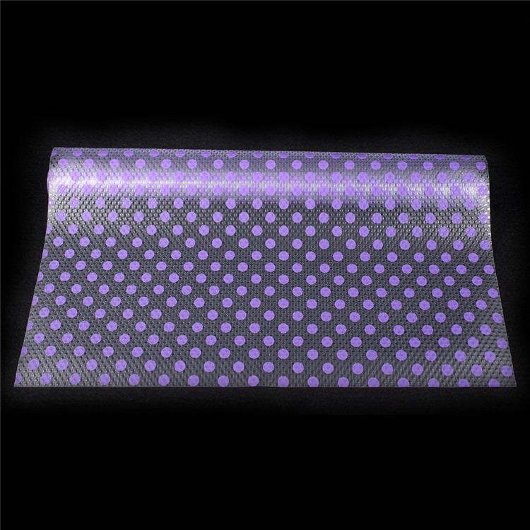 3Rolls/Lot Purple Dots Anti-slip Anti-bacteria DIY EVA Pad Mat for Kitchen Drawer Cupboard, Size: 100 x 45cm-3