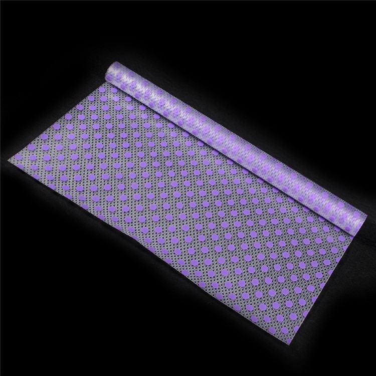 3Rolls/Lot Purple Dots Anti-slip Anti-bacteria DIY EVA Pad Mat for Kitchen Drawer Cupboard, Size: 100 x 45cm-6