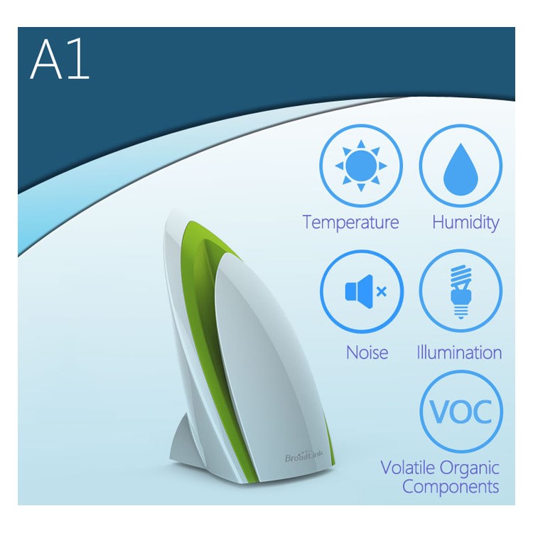 BROADLINK A1 E-Air Smart Home Air Detector Intelligent Home Monitor - White / EU Plug-5