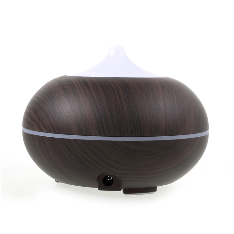 150ml Wood Grain Mini Aroma Essential Oil Diffuser with Color LED Lights Changing and Auto Shut-off - EU Plug-2