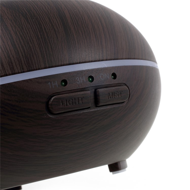150ml Wood Grain Mini Aroma Essential Oil Diffuser with Color LED Lights Changing and Auto Shut-off - EU Plug-5