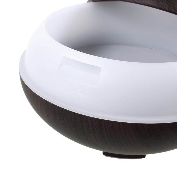 150ml Wood Grain Mini Aroma Essential Oil Diffuser with Color LED Lights Changing and Auto Shut-off - EU Plug-7