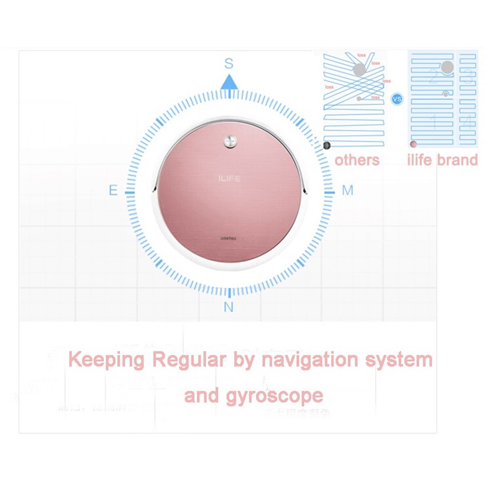 ILIFE X431 Auto Robot Vacuum Cleaner for Home Wet and Dry Clean - EU Plug-12