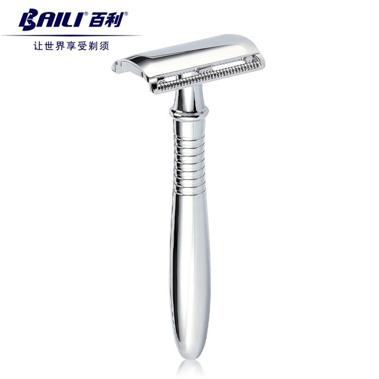 BAILI BD191 Classic Manual Shaver Double Edge Safety Razor with Long Handle-1