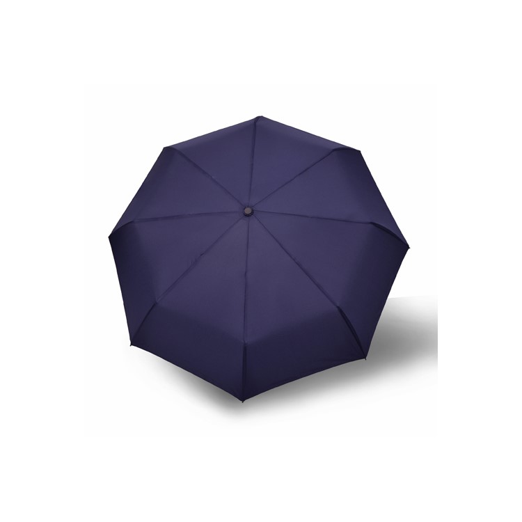 Lightweight One Button Automatic Folding Travel Umbrella for Men and Women - Dark Blue-2