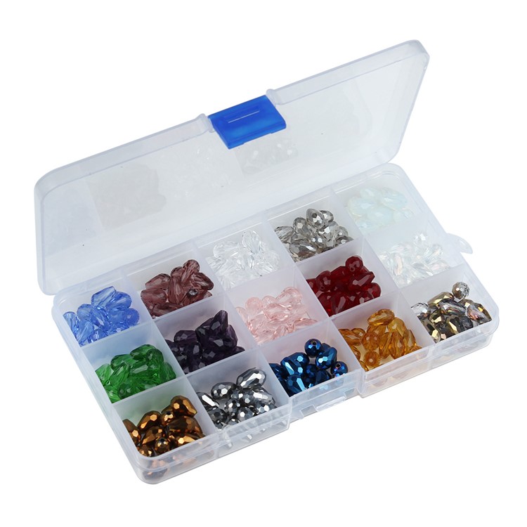 Water Drop Shaped Crystals DIY Bracelet Necklace Beads Set-1
