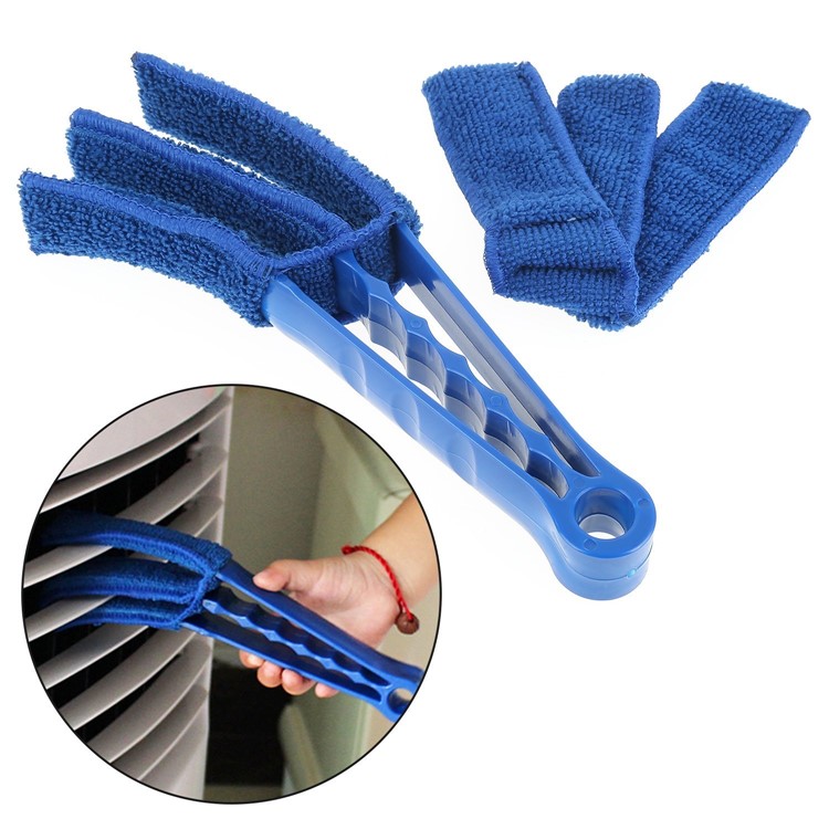 Window Blind Brush Dust Cleaner for Air Conditioner - Blue-1