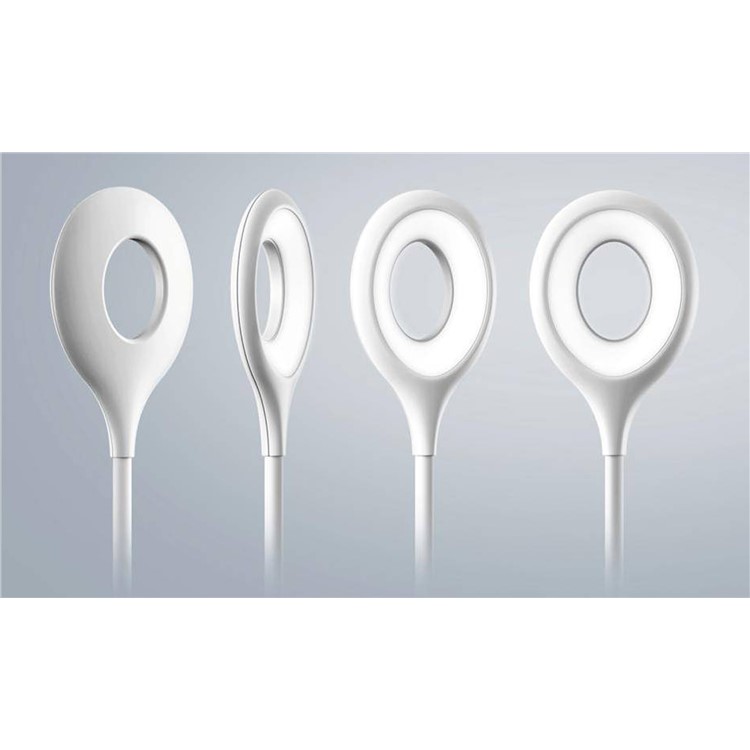 Eye Protection Dimmable LED Desk Lamp 360 Degree Rotary Table Lamp with Min Fan - White-10
