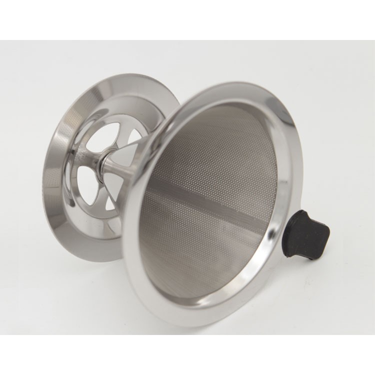 Stainless Steel Coffee Filter with Cup Stand, Diameter: 115mm-3