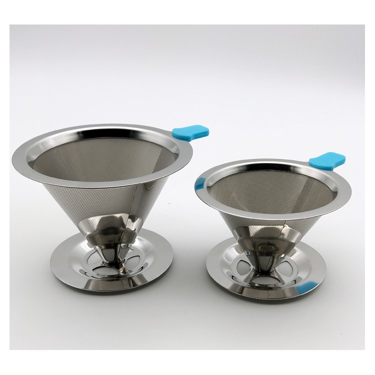 Stainless Steel Coffee Filter with Cup Stand, Diameter: 115mm-4