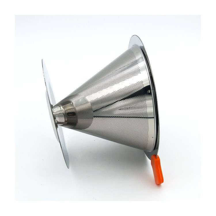Stainless Steel Coffee Filter with Cup Stand, Diameter: 115mm-6