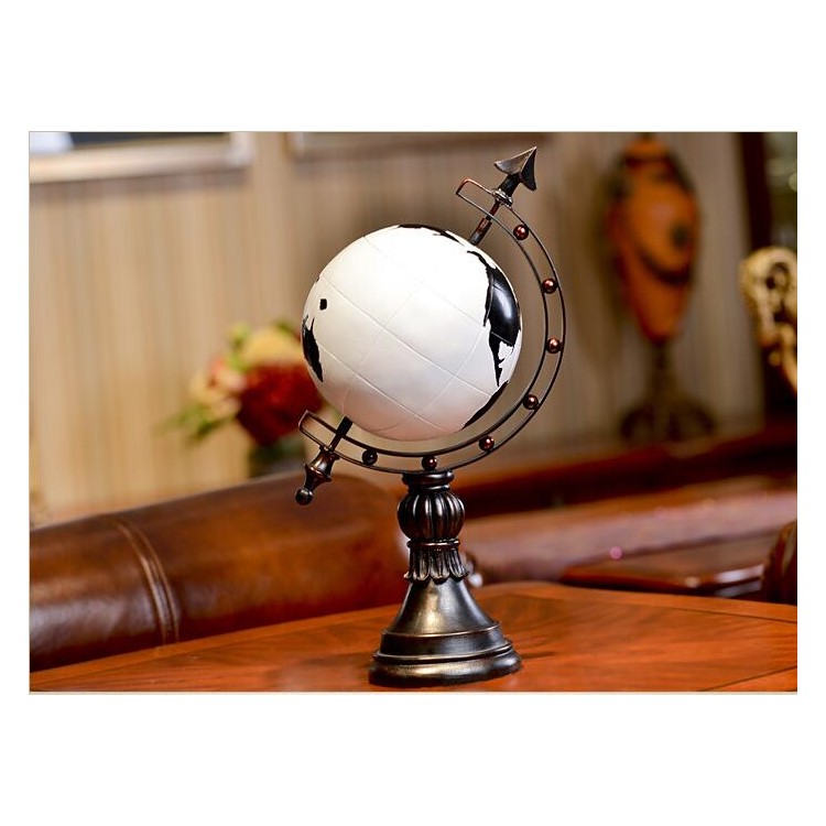 Retro Style Tellurion Globe Model Money Box (w8000-86) - White-2