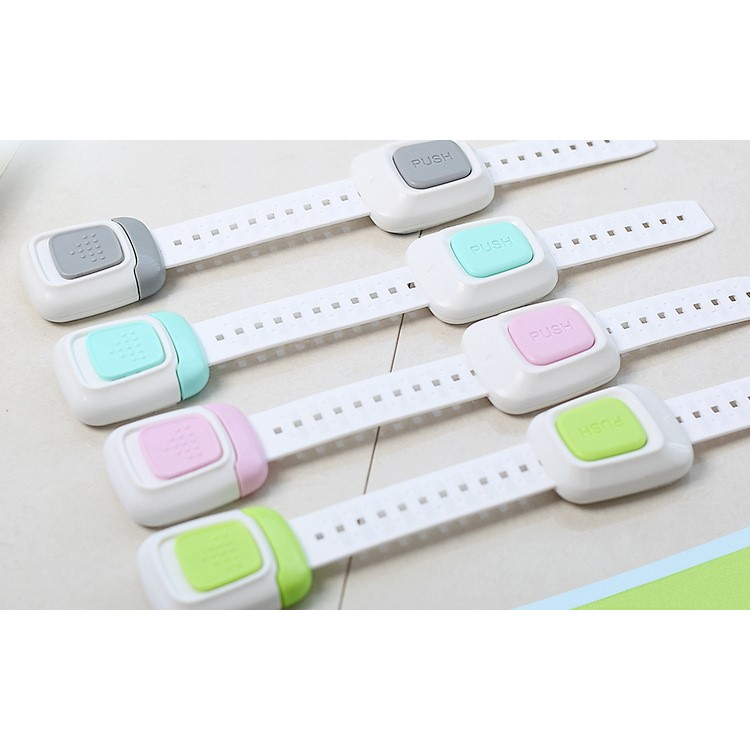 6PCS/Lot Child Safety Lock for Cabinet Door Drawer Oven Toilet Seat Refrigerator - Grey-2