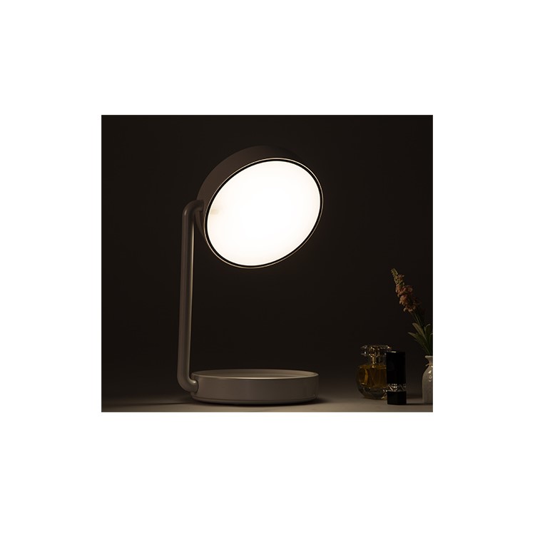 JOYROOM CY166 Rotary Cosmetic Mirror with Dimmable LED Table Lamp for Women - White-2