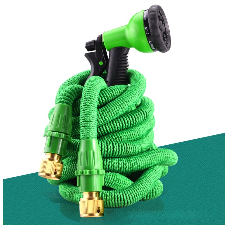 100FT 8 Watering Patterns Expandable Water Pipe with Spray Gun and Washer Nozzle - US Water Tap Connector-2