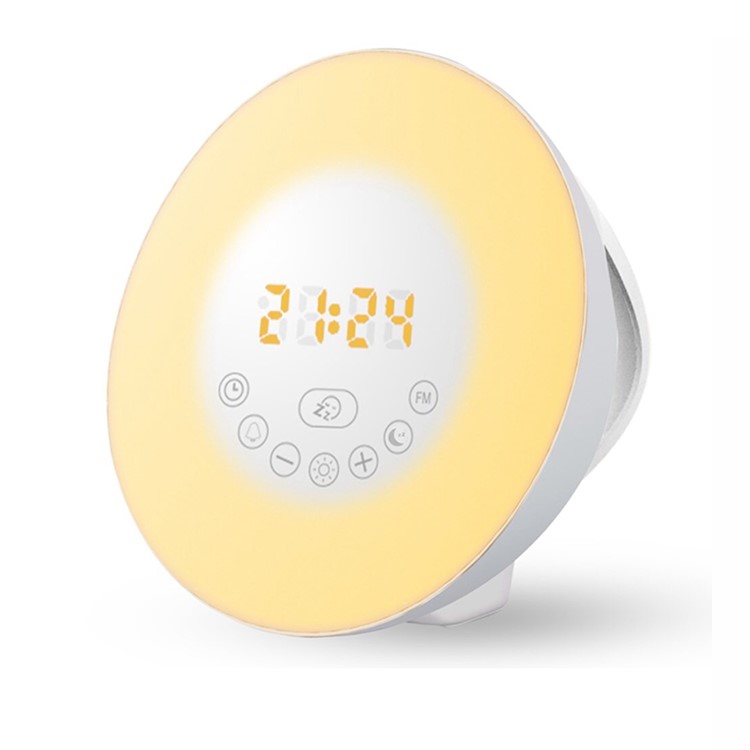 Bestselling Sunrise Simulation Wakeup LED Light Alarm Clock Bluetooth