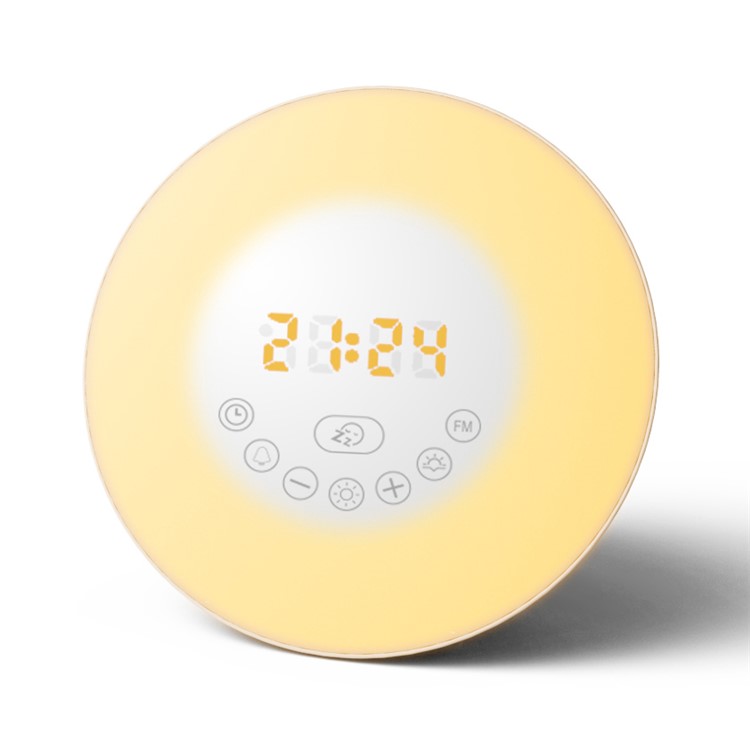Bestselling Sunrise Simulation Wakeup LED Light Alarm Clock Bluetooth