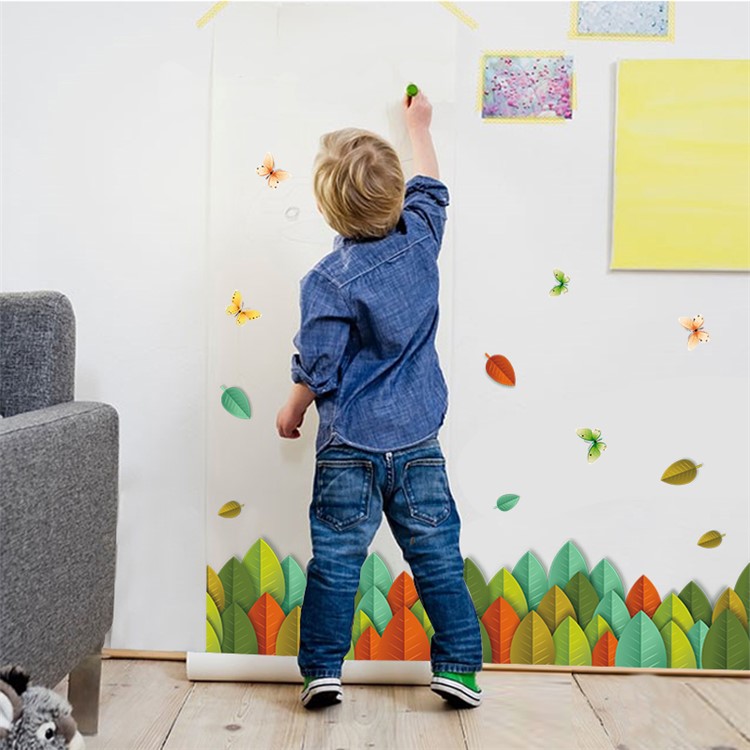 Leaves and Flowers Removable Wall Decal DIY Home Decoration Wall Sticker, Size: 50 x 70cm-6