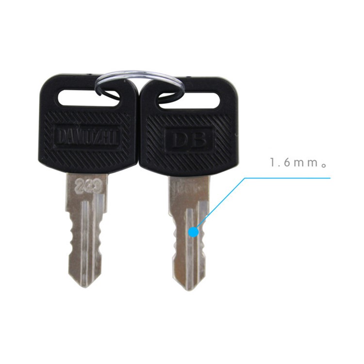 4Pcs/Set 210B-16 File Cabinets Desk Drawer Toolboxes Mailbox Security Cam Locks with Keys-11