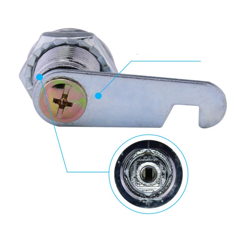 4Pcs/Set 210B-16 File Cabinets Desk Drawer Toolboxes Mailbox Security Cam Locks with Keys-12