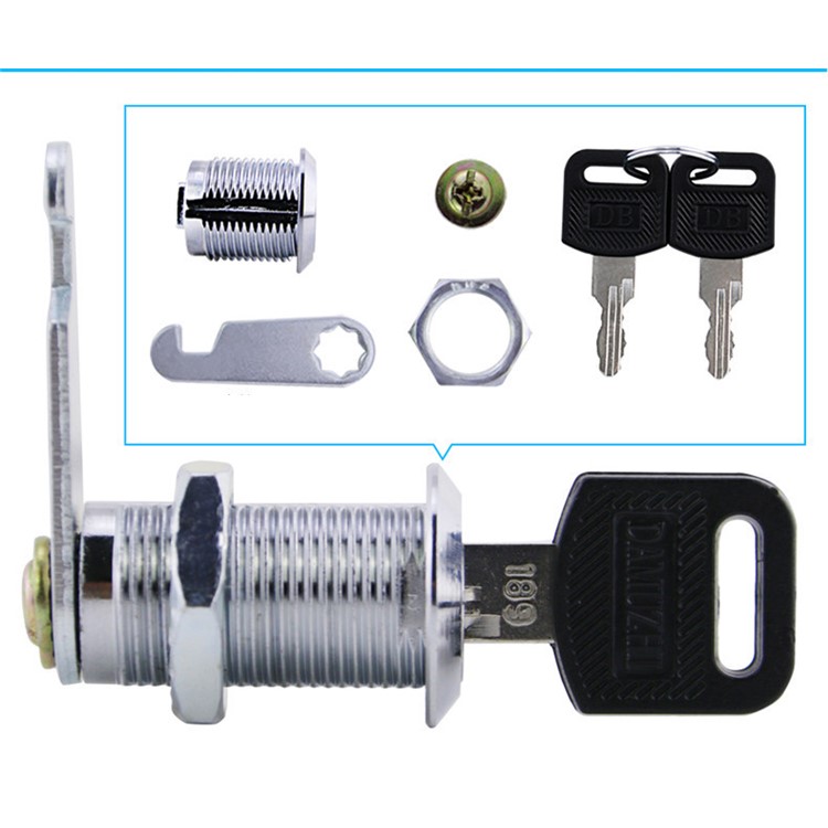 4Pcs/Set 210B-16 File Cabinets Desk Drawer Toolboxes Mailbox Security Cam Locks with Keys-3
