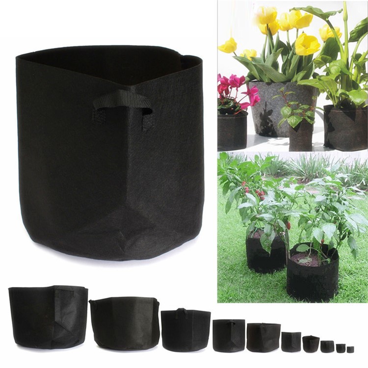 6PCS/Lot 3 Gallon Grow Bags Fabric Pots with Strap Handles for Garden and Planting Grow