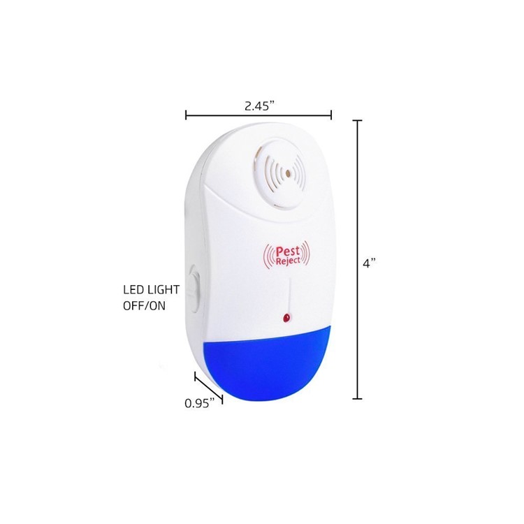 6Pack/Set Electronic Plug-In Ultrasonic Repellent Pest Control Repeller (CE/FCC/RoHS/MSDS) - US Plug-4
