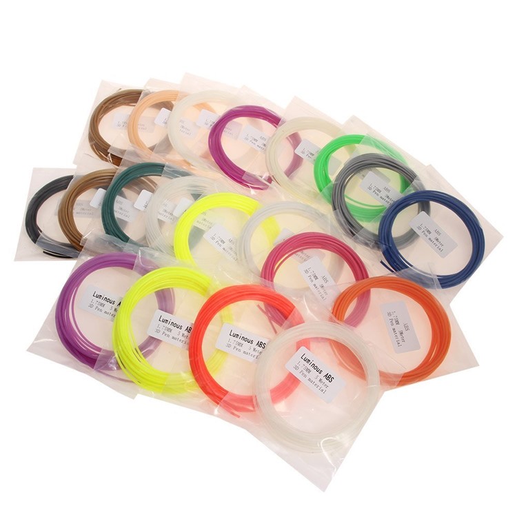 20PCS/Lot ABS 3D Printer Filament, Length: 10M-2