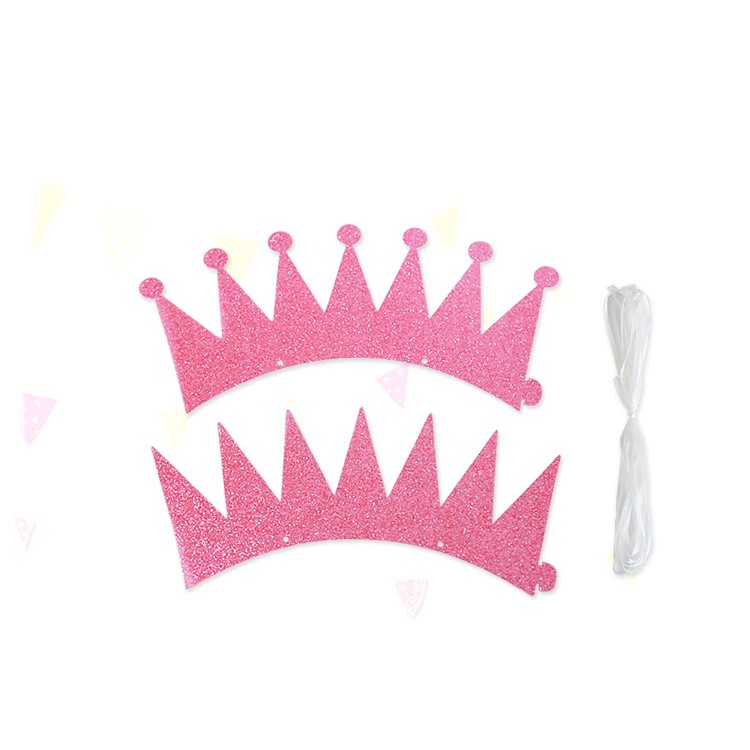 Shimmering Powder 3PCS Princess Crown + 3PCS Prince Crown Hats Birthday Crowns for Kid and Adult - Silver-15