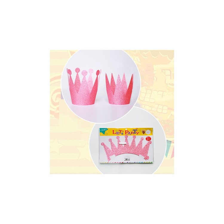 Shimmering Powder 3PCS Princess Crown + 3PCS Prince Crown Hats Birthday Crowns for Kid and Adult - Silver-9