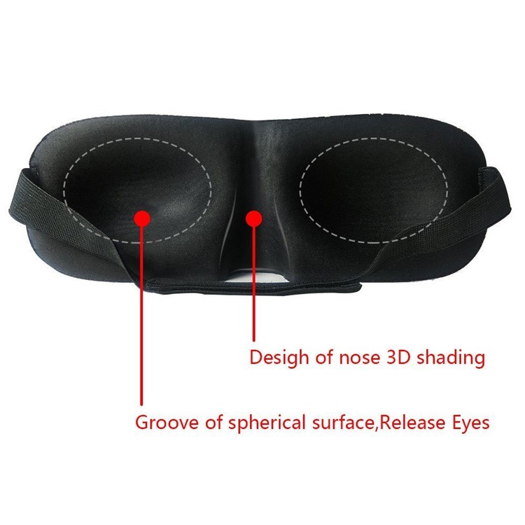 3D Sleeping Eye Mask Eye Shades Blinders Complete Eye Coverage for Travel Insomnia Sleep Relaxation-3