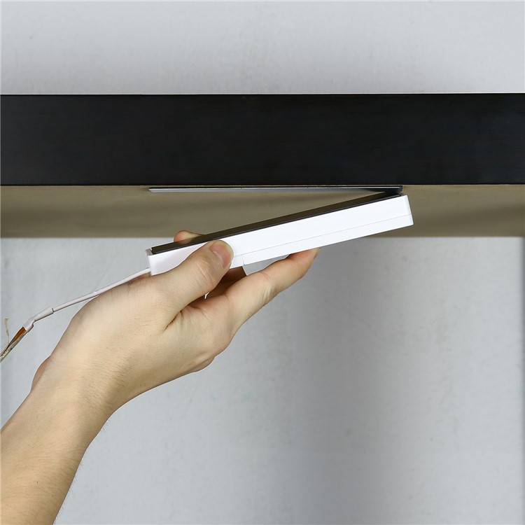 60-LED PIR Infrared Sensor Night Light Battery Powered LED Light Strip for Wardrobe Closet - White Light-12