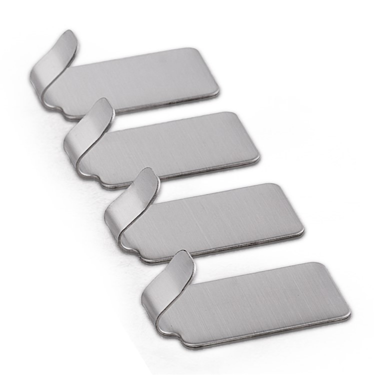 10PCS/Lot 304 Stainless Steel Adhesive Hooks Wall Mount Hangers for Household Use-3