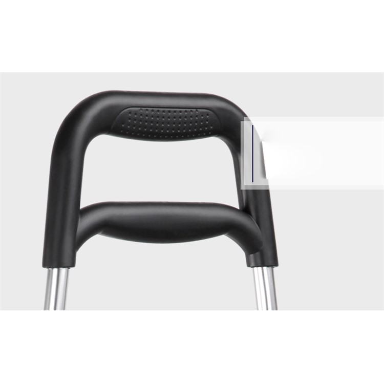 Reusable Collapsible Trolley Bag Shopping Cart with Wheels - Black-8