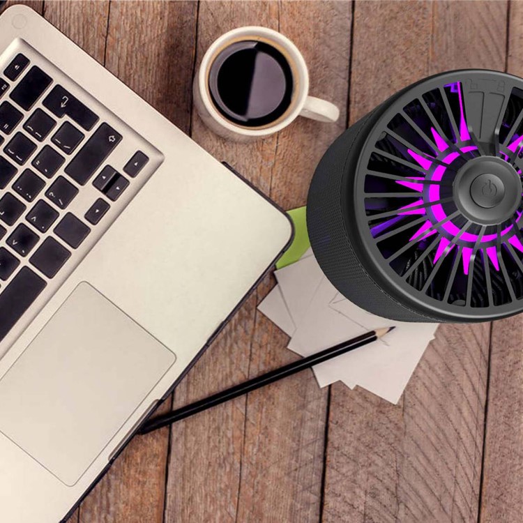 DH-MW04 Lightning Mosquito Killer Mini Portable Electric USB Powered Insect Killer - Black-3