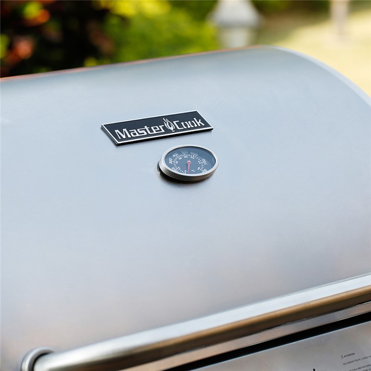 48,000 BTU 4+1 Burners Patio Garden Stainless Steel Barbecue Grill BBQ Gas Grill with a Side Burner and a Side Table-14