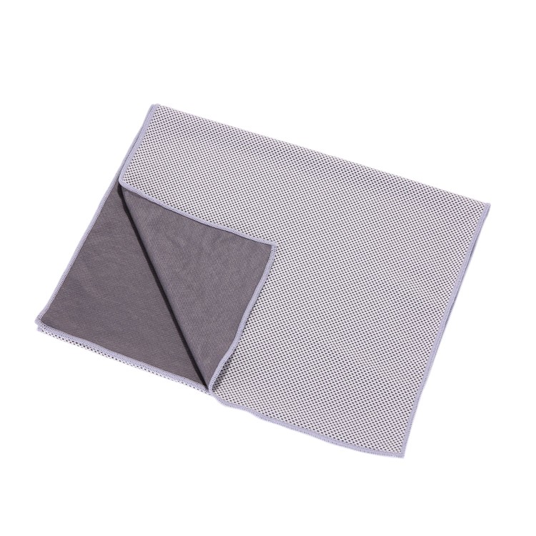 Cooling Towel Ice Scarf Chilly Pad for Yoga Golf Gym Running Climbing, Size: 31 x 100cm - Grey-2