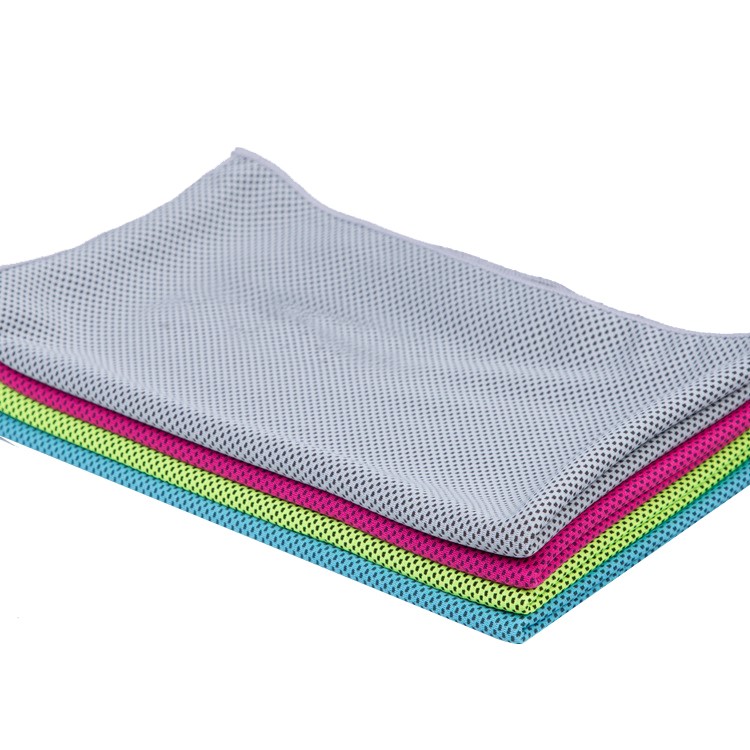 Cooling Towel Ice Scarf Chilly Pad for Yoga Golf Gym Running Climbing, Size: 31 x 100cm - Grey-3