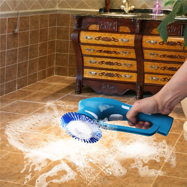 Handheld Cordless Electric Tile Scrubber Household Spin Scrubber for Bathroom and Kitchen - EU Plug-8