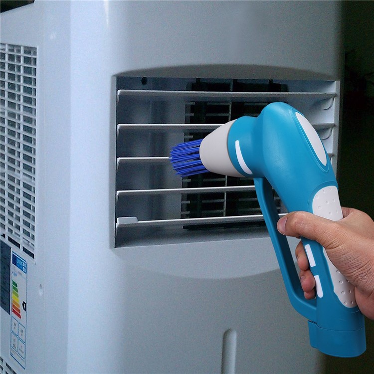 Handheld Cordless Electric Tile Scrubber Household Spin Scrubber for Bathroom and Kitchen - EU Plug-9