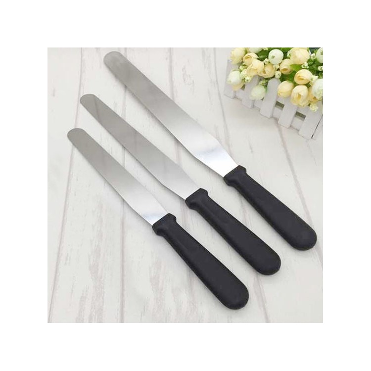 3PCS/Lot Cake Icing Spatula Knives Stainless Steel Baking Spatula Set-1