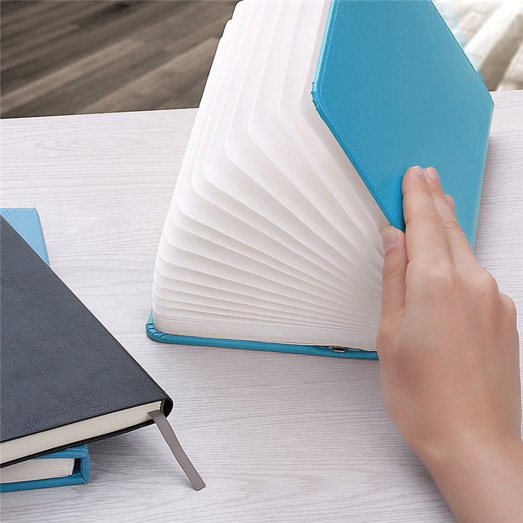 F-103 Book Shape 4 Colors Magic Folding LED Table Lamp USB Rechargeable Booklight-4