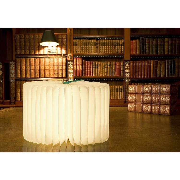 F-103 Book Shape 4 Colors Magic Folding LED Table Lamp USB Rechargeable Booklight-5