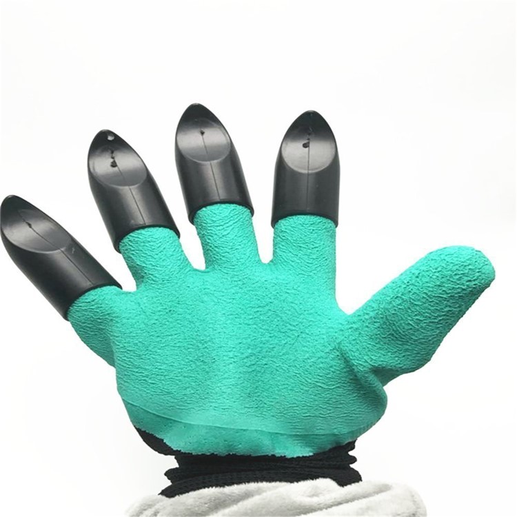 1 Pair Safe Garden Genie Gloves for Digging & Planting (4 Finger Claws on ONE Hand ONLY)-7