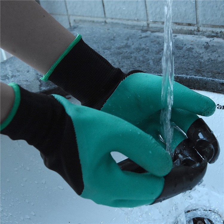 1 Pair Safe Garden Genie Gloves for Digging & Planting (4 Finger Claws on ONE Hand ONLY)-2