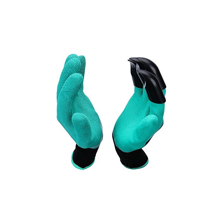 1 Pair Safe Garden Genie Gloves for Digging & Planting (4 Finger Claws on ONE Hand ONLY)-3