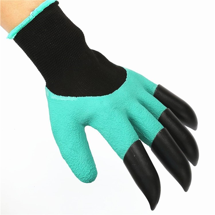 1 Pair Safe Garden Genie Gloves for Digging & Planting (4 Finger Claws on ONE Hand ONLY)-6